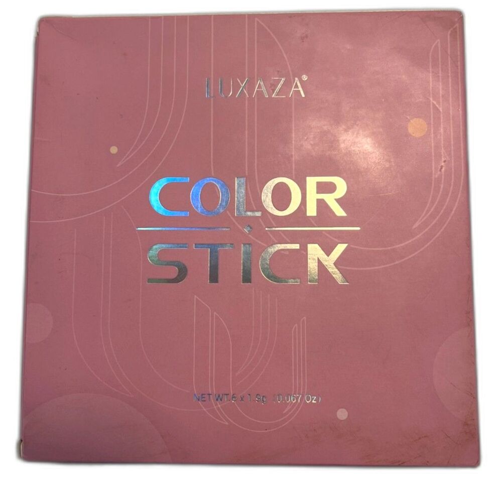 Luxaza Color Stick 6 Piece Brown Neutral Eye Pro Shadow Exp 5/28